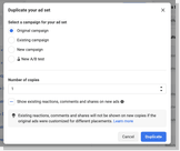 duplicate your winning ad set