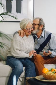 elderly couple