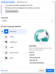Awareness Campaign Objectives, Meta Ads, Facebook, Ad Objectives